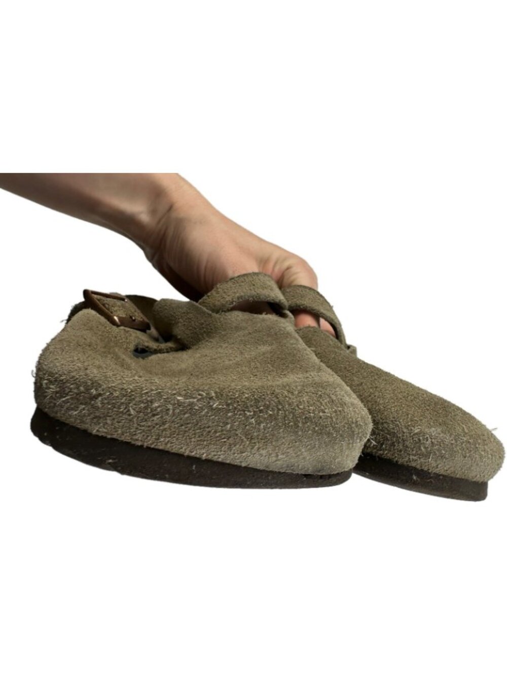 Birkenstock Women's Boston Soft Footbed Taupe Clogs Taupe EU 40 US 9 - Picture 7 of 9